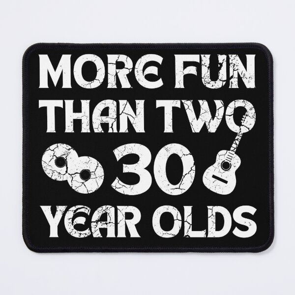 Item preview, More Fun Than Two 30 Year Olds Funny 60th Birthday Gift Vintage Music Design designed and sold by MargaretEveShop.