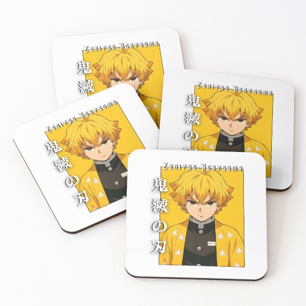 Item preview, Yellow‑Haori Lightning Warrior – Fierce Anime Portrait designed and sold by lamiarte.