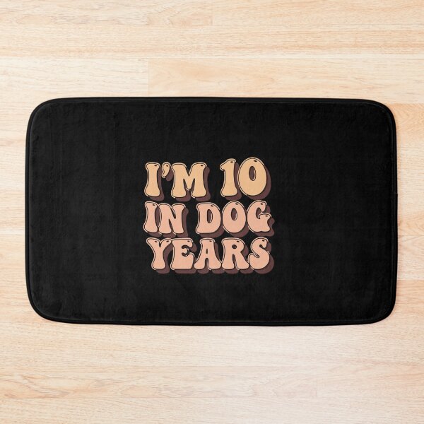 Item preview, I'm 10 in Dog Years Funny 70th Birthday Retro designed and sold by PopStars1993.