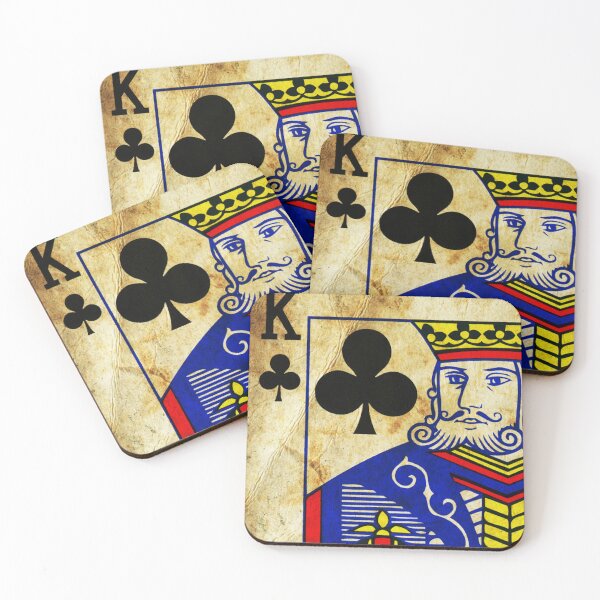 Item preview, Vintage King of Clubs Playing Card designed and sold by Kiddygifts.
