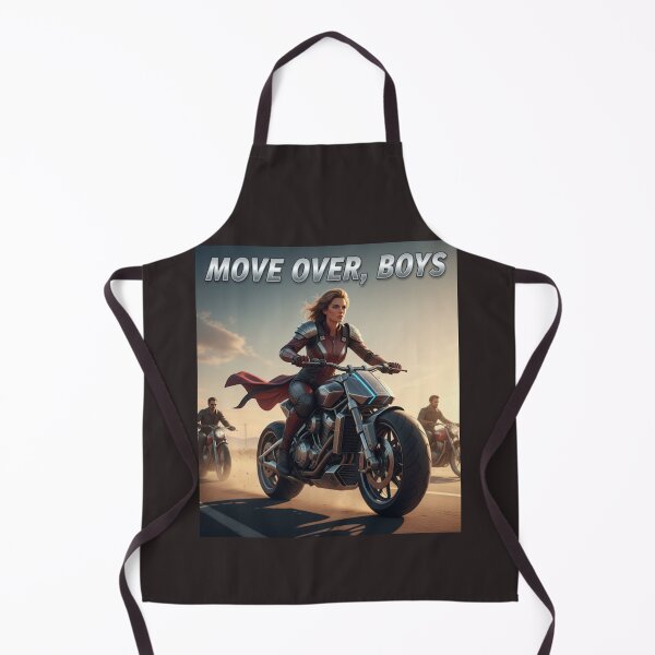 Item preview, Move Over Boys - Futuristic Biker Heroine designed and sold by HALYNA070824.