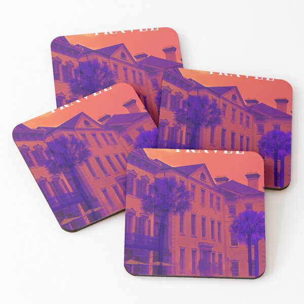 Item preview, Travel Purple Orange Charleston Photo Design designed and sold by chucktownjax.