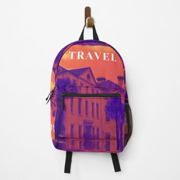 Item preview, Travel Purple Orange Charleston Photo Design designed and sold by chucktownjax.
