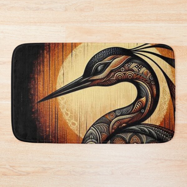 Item preview, The Wild Heron, tribal art style  designed and sold by Shs-Kenya.