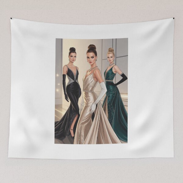 Item preview, Fashion illustration: elegant and luxurious designed and sold by BenCoStyle.