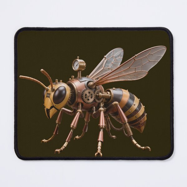 Item preview, Brasswing Steampunk Wasp designed and sold by SynthRaccoon.