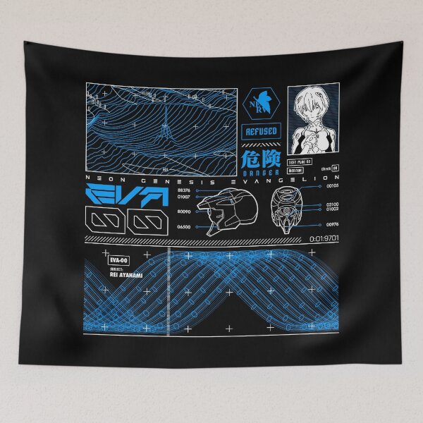 Item preview, 474b Eva 02 WhtBlue designed and sold by Yexart.