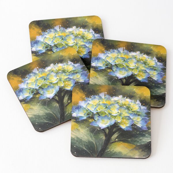 Item preview, Vibrant Blue Hydrangea Blooms designed and sold by cuprum.
