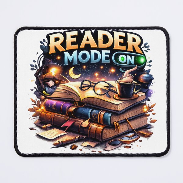 Item preview, Reader Mode On Cozy Reading Shirt, Book Lover Gift, Late Night Reading Tee, Bookworm Aesthetic, Reader Life Design designed and sold by UrbanCanvvas.
