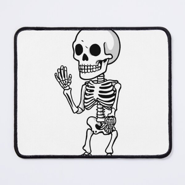 Item preview, Still Waiting Skeleton Patient Funny Relatable Sticker designed and sold by NeonNerd Studio.