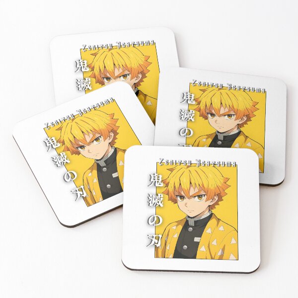 Item preview, Yellow‑Haori Lightning Warrior – Fierce Anime Portrait designed and sold by lamiarte.