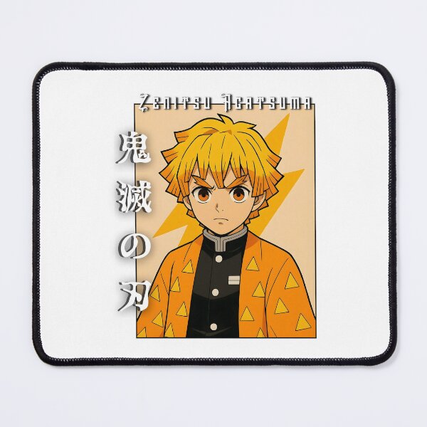 Item preview, Yellow‑Haori Lightning Warrior – Fierce Anime Portrait designed and sold by lamiarte.