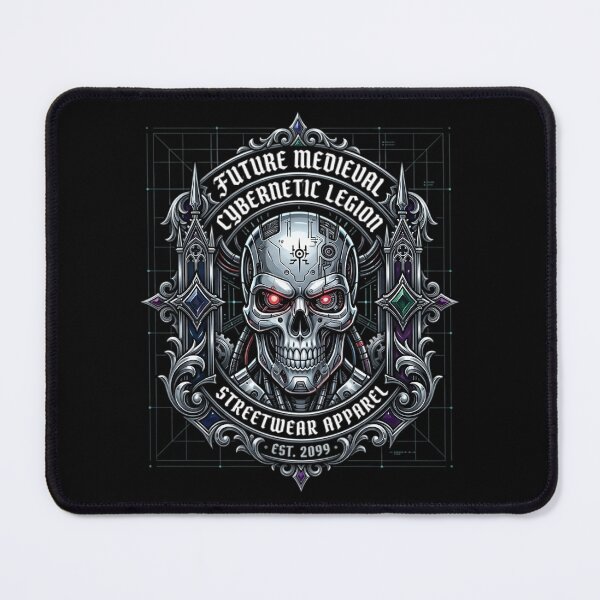Item preview, Cybernetic Skull Neo Gothic Crest designed and sold by FUIRY .