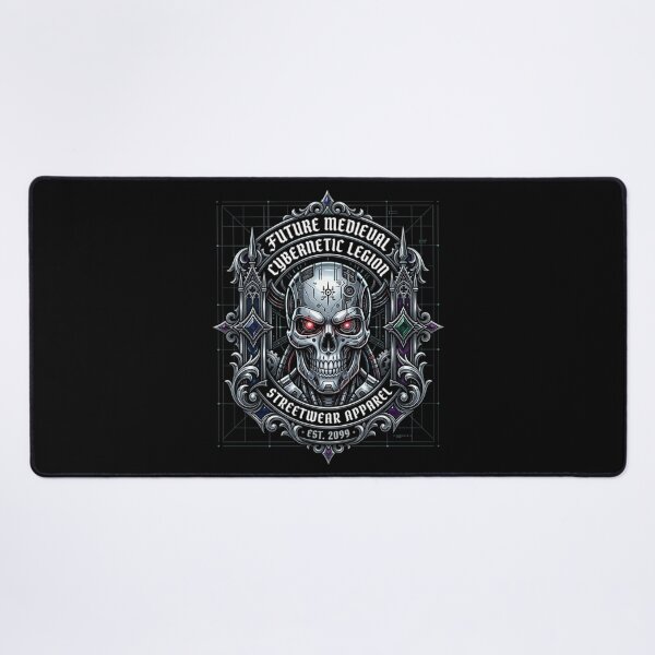 Item preview, Cybernetic Skull Neo Gothic Crest designed and sold by FUIRY .