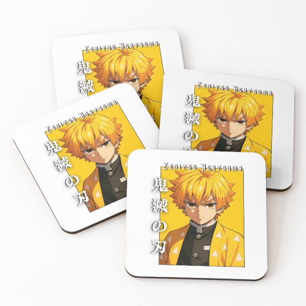 Item preview, Yellow‑Haori Lightning Warrior – Fierce Anime Portrait designed and sold by lamiarte.