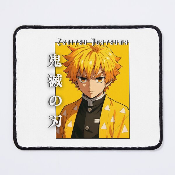 Item preview, Yellow‑Haori Lightning Warrior – Fierce Anime Portrait designed and sold by lamiarte.