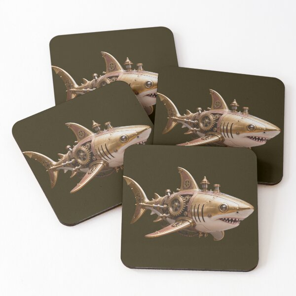 Item preview, Ironjaw Steampunk Shark designed and sold by SynthRaccoon.