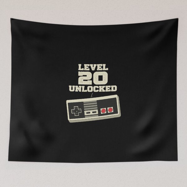 Item preview, Level 20 Unlocked Video Gamer 20th Birthday designed and sold by PopStars1993.