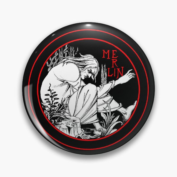 Item preview, Aubrey Beardsley Merlin Morte d'Arthur Art Nouveau Decadent designed and sold by Pixelchicken.