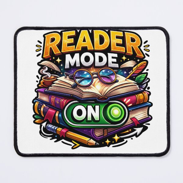 Item preview, Reader Mode On Shirt, Funny Book Lover Gift, Reading Humor Tee, Bookworm Design, Reading Lover T-Shirt designed and sold by UrbanCanvvas.
