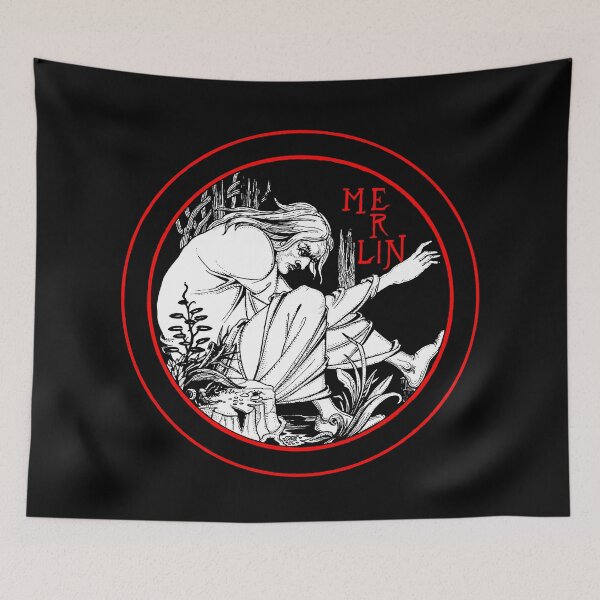 Item preview, Aubrey Beardsley Merlin Morte d'Arthur Art Nouveau Decadent designed and sold by Pixelchicken.