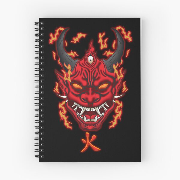 Item preview, Oni Mask - Fire designed and sold by HuzroDesign.