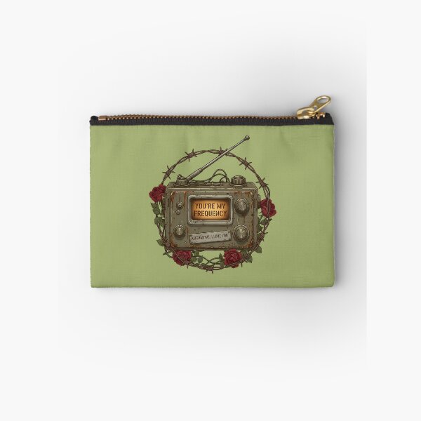 Item preview, You're My Frequency: Vintage Radio with Roses and Barbed Wire designed and sold by Valeriia_Isaieva.