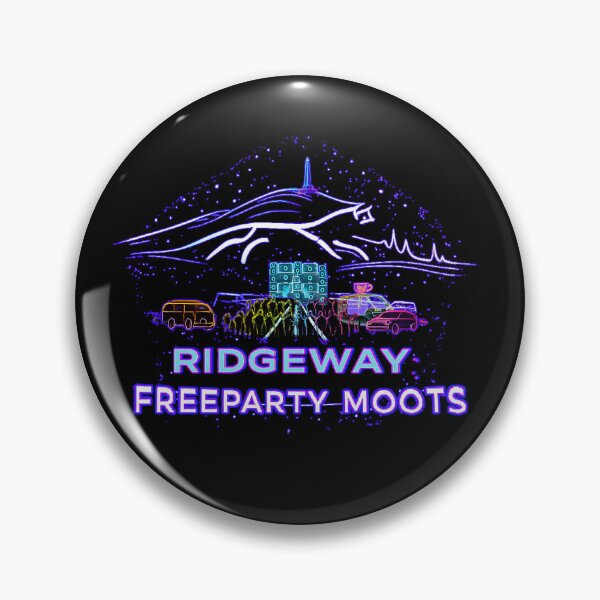 Item preview, Updated Freeparty Moots on Ridgeway – Neon Rave Nightscape  designed and sold by leyfinder.