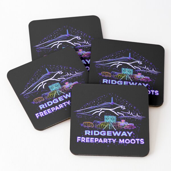 Item preview, Updated Freeparty Moots on Ridgeway – Neon Rave Nightscape  designed and sold by leyfinder.