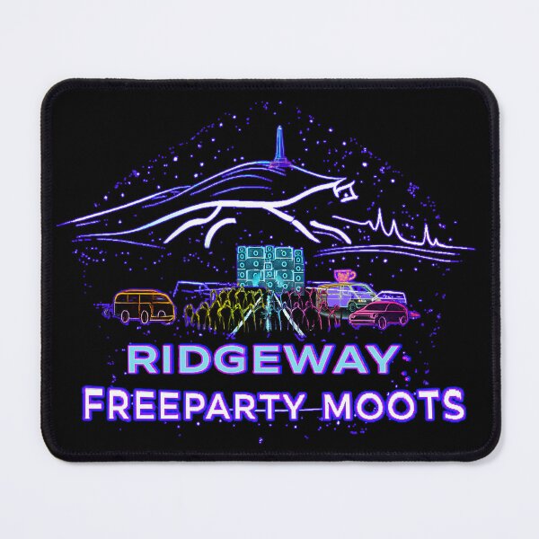 Item preview, Updated Freeparty Moots on Ridgeway – Neon Rave Nightscape  designed and sold by leyfinder.