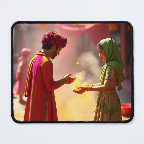 Item preview, Traditional Holi Powder Sticker designed and sold by Teewave-Ashish.