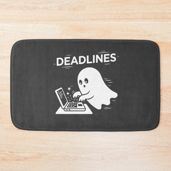 Item preview, Deadlines Ghost At Computer designed and sold by KeremYurtseven.