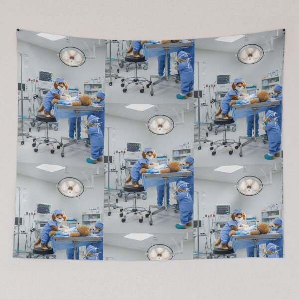Item preview, Cockapoo Surgeon in Operating Room designed and sold by Paul Thompson Photography.