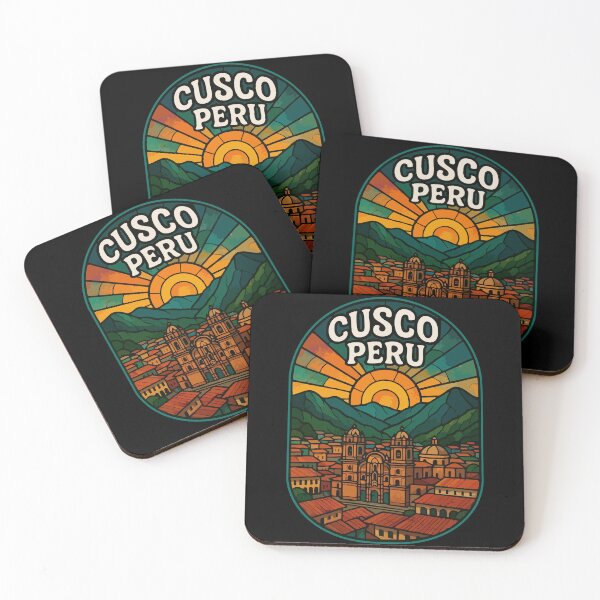 Item preview, Cusco Peru Stained Glass Art Travel designed and sold by TomFrontierArt.