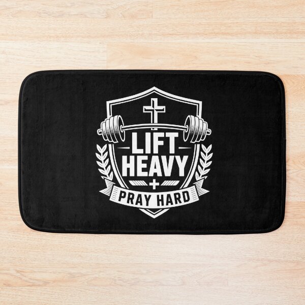 Item preview, Lift Heavy Pray Hard Christian Fitness designed and sold by MooonTees.