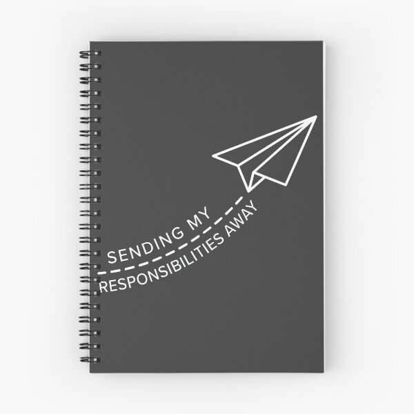 Item preview, Sending My Responsibilities Away Paper Plane designed and sold by KeremYurtseven.