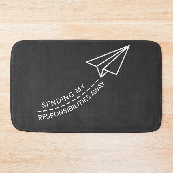 Item preview, Sending My Responsibilities Away Paper Plane designed and sold by KeremYurtseven.