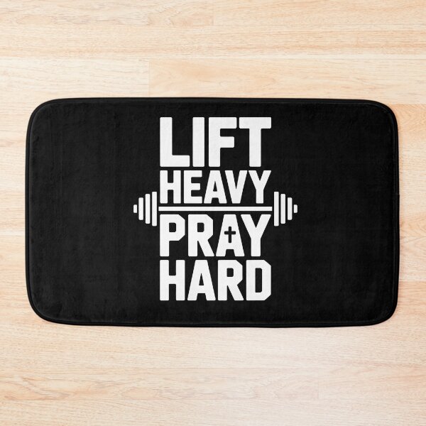 Item preview, Lift Heavy Pray Hard Christian Fitness designed and sold by MooonTees.