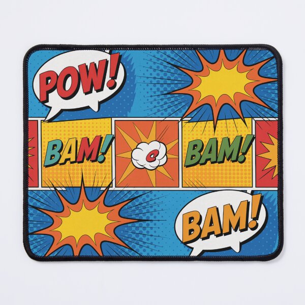 Item preview, Comic Book POW BAM Explosion Seamless Pattern - Retro Pop Art Repeat designed and sold by Midnight Veil Designs.