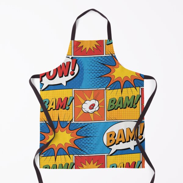 Item preview, Comic Book POW BAM Explosion Seamless Pattern - Retro Pop Art Repeat designed and sold by Midnight Veil Designs.