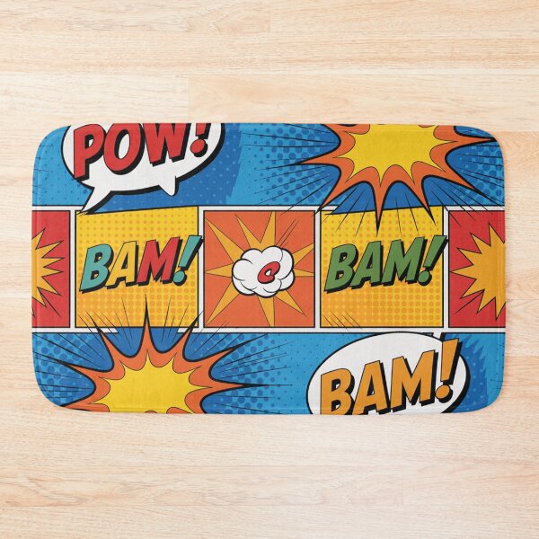Item preview, Comic Book POW BAM Explosion Seamless Pattern - Retro Pop Art Repeat designed and sold by Midnight Veil Designs.