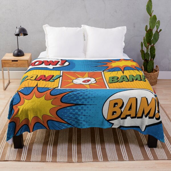 Item preview, Comic Book POW BAM Explosion Seamless Pattern - Retro Pop Art Repeat designed and sold by Midnight Veil Designs.