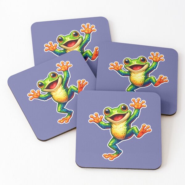 Item preview, Groovy Dancing Frog Colorful Fun designed and sold by Orca Chuckle Studios.