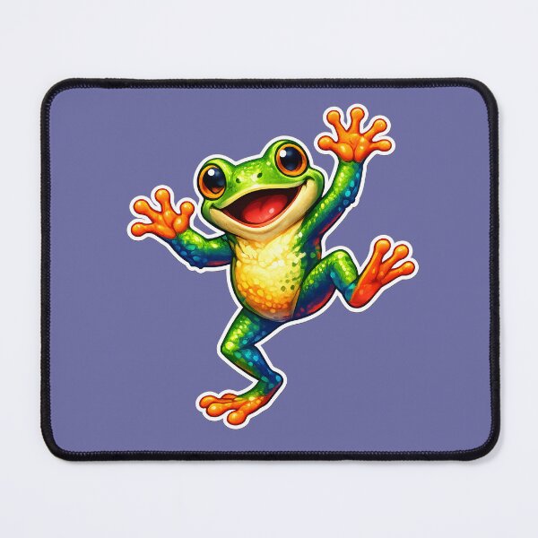 Item preview, Groovy Dancing Frog Colorful Fun designed and sold by Orca Chuckle Studios.