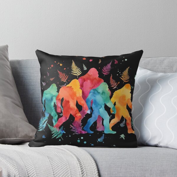 Item preview, Bigfoot Sasquatch Colors T-Shirt, Throw Blanket designed and sold by candiscamera.