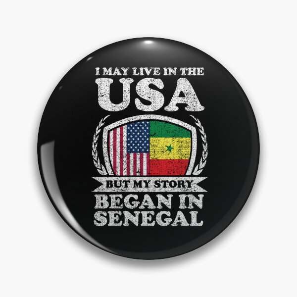 Item preview, I May Live In USA But My Story Began In Senegal designed and sold by GabbyKash.