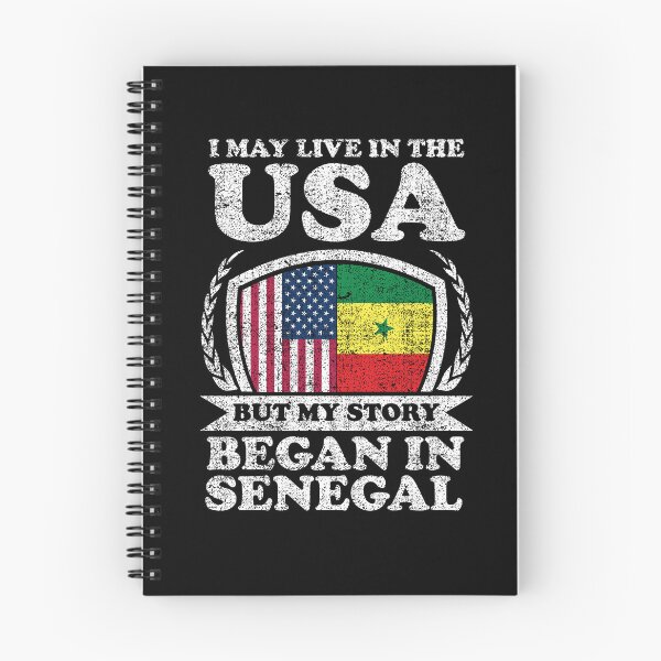 Item preview, I May Live In USA But My Story Began In Senegal designed and sold by GabbyKash.
