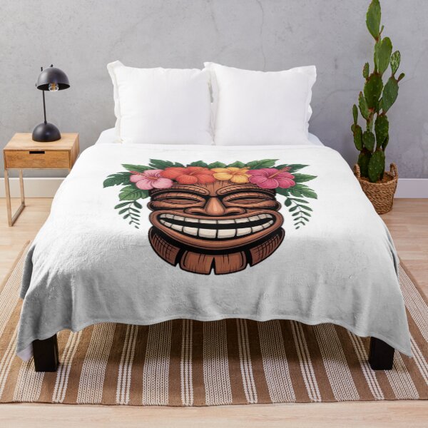 Item preview, Tropical Happy Tiki Mask designed and sold by YounexxART.