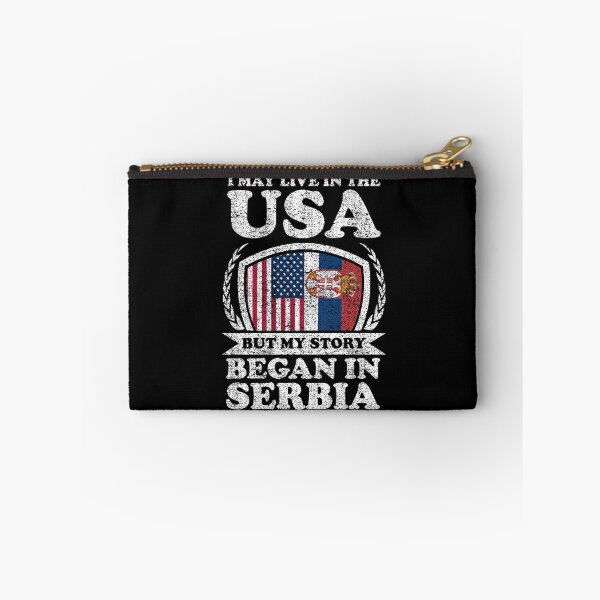 Item preview, I May Live In USA But My Story Began In Serbia designed and sold by GabbyKash.