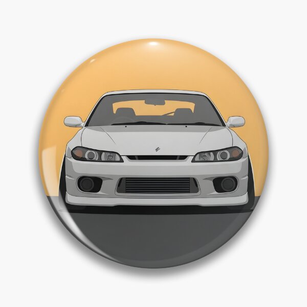 Item preview, Nissan Silvia S15 Front View JDM Drift Legend Minimalist Car Illustration designed and sold by Motorline44.